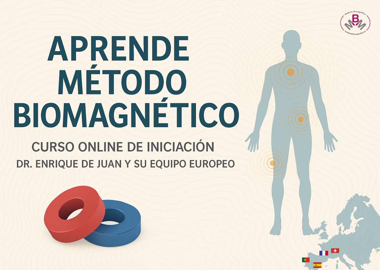 Método Biomagnético prenivel 1. Curso Online de Iniciación